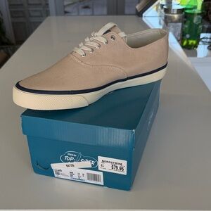 Sperry Men's Beige Canvas Sneakers